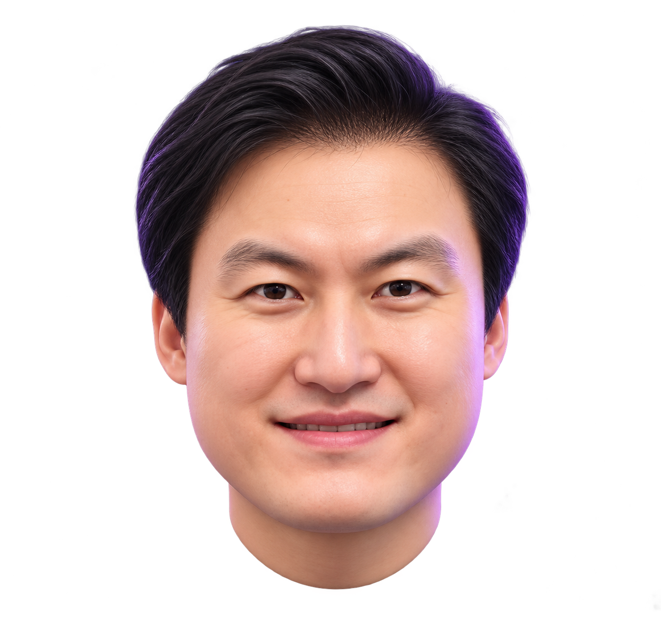 Stylized dimensional portrait of Chanseok
